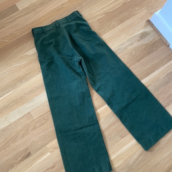 Jesse Kamm Sailor Pants, Forest Service Green - Picture 3 of 3